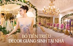 Ngọc Thanh Tâm bỏ trăm triệu trang trí căn nhà rộng 650m2 đón Giáng sinh 
