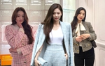 9 chiêu diện áo khoác vải tweed mà không sợ dừ