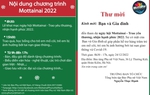 Thư mời tham dự Ngày hội Mottainai Giáng sinh "Trao yêu thương - Nhận hạnh phúc" 2022