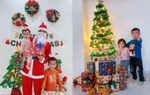 Tận dụng bìa carton, mẹ làm cây thông Noel siêu tiết kiệm cùng con chúc mừng Giáng sinh