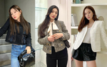 Sao Hàn có vô vàn cách diện áo tweed sành điệu, chị em học theo không sợ mặc xấu