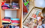 6 ý tưởng sắp xếp tủ quần áo ngăn nắp, gọn gàng 