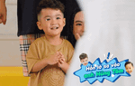 Con trai O Sen Ngọc Mai diễn xiếc trên không cùng bố