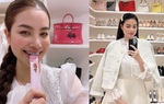 Phạm Hương khoe ảnh ăn thạch, fan lại chú ý vào ngón tay đeo nhẫn