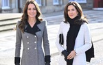 Kate Middleton gặp gỡ vương phi mặc đẹp nhất thế giới