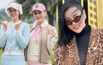 Trời rét đậm, Phương Oanh đọ dáng với dàn mỹ nhân khi check in sân golf