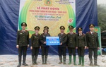 Phụ nữ Công an: Trồng 3.000 cây lát hoa và trò chỉ ở Phú Thọ 