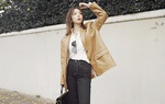 7 cách phối đồ kéo chân dài với quần jeans đen