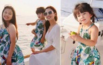 Gia đình Jennifer đi du thuyền, 2 con gái nổi hơn cả mẹ 