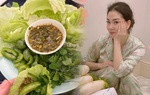 Hoa hậu Nguyễn Thị Huyền khoe bữa ăn màu xanh giúp cô giữ sắc vóc tươi trẻ 