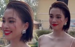 Hình ảnh Tiểu Vy trong ống kính của người qua đường
