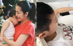 Tăng Thanh Hà thể hiện "phép thuật" với con