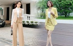 Nhìn loạt ảnh Hồng Diễm “lên đồ” đi làm mà mê
