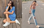 4 mỹ nhân Vbiz "nghiện" giày bệt vẫn lên đồ "hack" dáng 