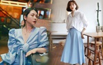 Mùa hè sành điệu với thời trang màu xanh baby 
