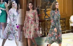 3 cách diện đầm hoa trẻ trung, nữ tính của Nữ hoàng Tây Ban Nha