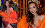 Thuỳ Tiên - bà hoàng của những thế bắt chân cực khó khi diện váy xẻ tà