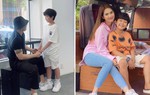 Vũ Khắc Tiệp và Ngọc Trinh khoe con nuôi 