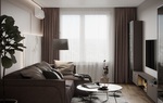 Căn hộ thô có diện tích 54m2 được thiết kế ấn tượng 