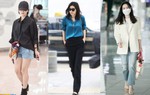 Style sân bay giản dị mà vẫn ấn tượng của các "tường thành nhan sắc" Hàn