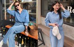 Sành điệu với trang phục denim-on-denim