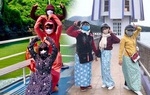 Phì cười với style mặc đồ như “Ninja Lead” khi đi du lịch của chị em