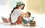 Cậu nhóc không thích ai khen mẹ mình đẹp nhất chung cư 