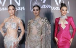 Thảm đỏ Hoa hậu Hoàn vũ Việt Nam: Khánh Vân chiếm trọn sự chú ý giữa dàn mỹ nhân