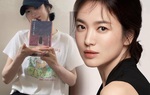 Song Hye Kyo lộ diện với gương mặt khác lạ, mắt sưng bọng nhưng làn da cứu rỗi tất cả