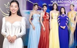 "Bà trùm Hoa hậu" diện áo dài giữa dàn mỹ nhân mê cắt xẻ