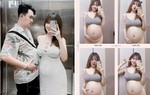 Vợ diễn viên Anh Tuấn “Phố trong làng” bầu hơn 6 tháng tiết lộ bị chồng "bạo lực"