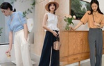 Biến tấu với quần ống rộng 