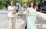 Thời trang công sở đẹp mê của Hồng Diễm