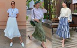 Mặc đẹp với chân váy midi không hề khó, nếu học 12 cách mix từ sao Việt