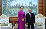 Phụ nữ góp phần củng cố, phát triển quan hệ hữu nghị, đoàn kết, truyền thống và hợp tác toàn diện giữa 2 nước Việt Nam - Campuchia