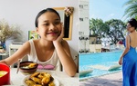 Ca sĩ Thu Phượng "trổ tài" làm đồ ăn cho con gái 