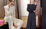 Lâm Tâm Như đích thị là "Nữ hoàng quần quét đất", lúc thì luộm thuộm, lúc kéo chân dài miên man