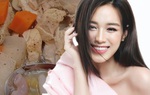 Nghiện ăn thịt trắng, Đỗ Thị Hà khoe làn da căng như được tưới nước