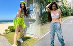 Hiền Thục tuổi tứ tuần vẫn thích mặc gợi cảm ra phố
