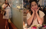 Duy Uyên nhóm Mắt Ngọc mang bầu 9 tháng vẫn rạng rỡ khoe sắc