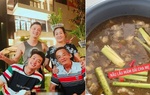 Quốc Trường nấu lẩu mắm đãi bố mẹ