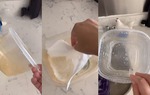 Đừng dùng nước rửa chén để làm sạch hộp nhựa bám mỡ, thêm 1 nhúm muối là sạch bong 