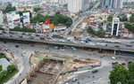 Hầm chui Lê Văn Lương - Tố Hữu và Cầu vòm sắt vượt hồ Linh Đàm gấp rút hoàn thiện