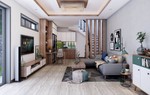 Tư vấn thiết kế và bố trí nội thất nhà ống 33m2 có giếng trời và nhiều cây xanh