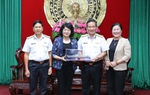 Nguyên Phó Chủ tịch nước thăm và động viên bộ đội Hải quân Vùng 4