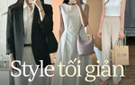 Nàng blogger xứ Hàn diện toàn đồ đen trắng tối giản vẫn thanh lịch, trẻ trung