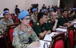 Nữ quân nhân tham gia hoạt động gìn giữ hòa bình đã phát huy phẩm chất tốt đẹp của bộ đội Cụ Hồ