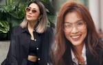 Tăng Thanh Hà khác lạ với màu tóc mới