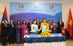 Hội LHPN TPHCM ký kết hợp tác với Hội LHPN thủ đô Viêng Chăn và tỉnh Champasak (Lào)