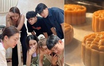 Hoa hậu 10X Lương Thùy Linh mặt mộc vào bếp làm bánh Trung thu
